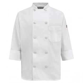 Ten Pearl Button Chef Coat - 0401